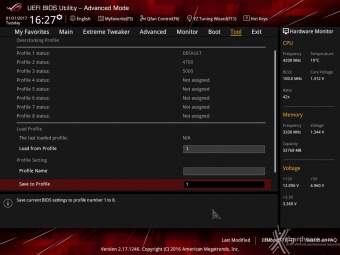 ASUS ROG MAXIMUS IX FORMULA 7. UEFI BIOS  -  Impostazioni generali 15