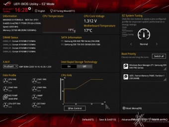 ASUS ROG MAXIMUS IX FORMULA 7. UEFI BIOS  -  Impostazioni generali 1