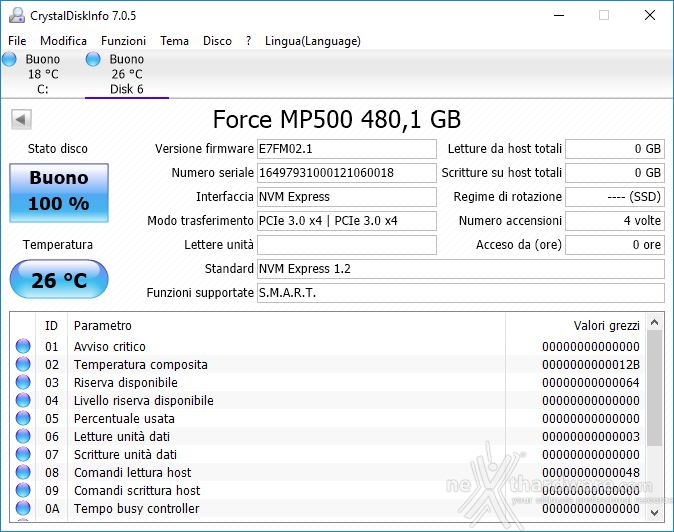 Corsair Force MP500 NVMe 480GB 3. Firmware - TRIM - SSD Toolbox 1