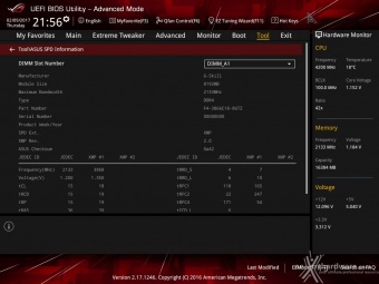 ASUS ROG MAXIMUS IX APEX 7. UEFI BIOS  -  Impostazioni generali 18