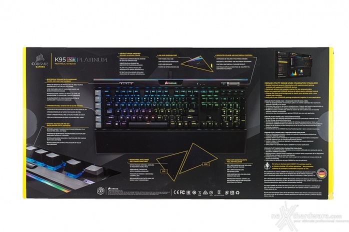 CORSAIR K95 RGB Platinum 1. Unboxing 2