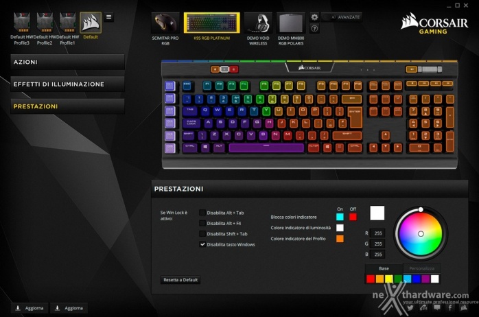 CORSAIR K95 RGB Platinum 4. CORSAIR Utility Engine 2.0 4