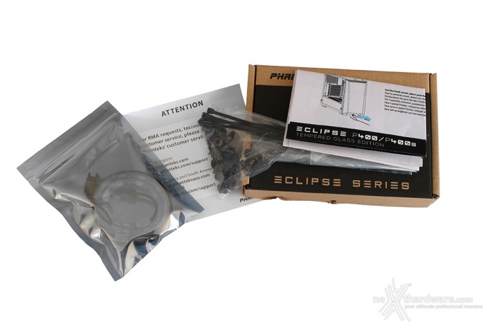 Phanteks Eclipse P400 Tempered Glass Edition 1. Packaging & Bundle 5