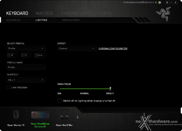 Razer Blackwidow Chroma v2 5. Razer Synapse 2