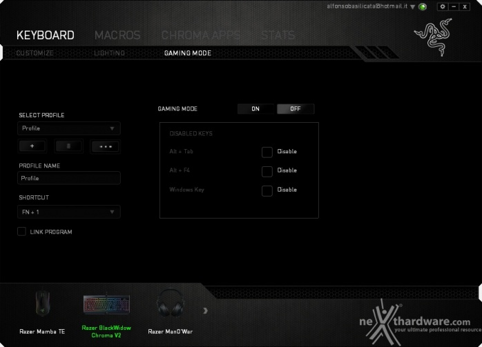 Razer Blackwidow Chroma v2 5. Razer Synapse 4
