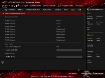 ASUS ROG MAXIMUS IX EXTREME 7. UEFI BIOS  -  Impostazioni generali 15