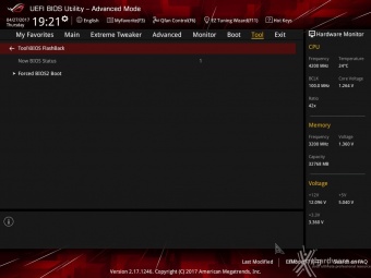 ASUS ROG MAXIMUS IX EXTREME 7. UEFI BIOS  -  Impostazioni generali 16