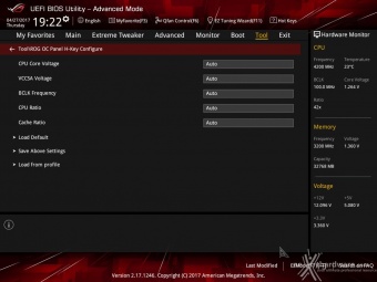 ASUS ROG MAXIMUS IX EXTREME 7. UEFI BIOS  -  Impostazioni generali 17