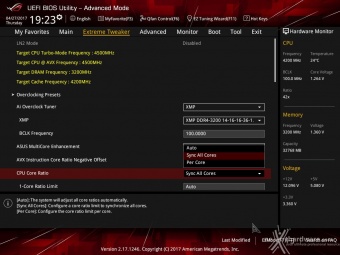 ASUS ROG MAXIMUS IX EXTREME 8. UEFI BIOS - Extreme Tweaker 1