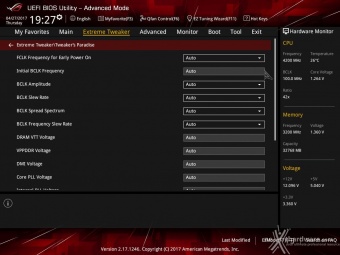 ASUS ROG MAXIMUS IX EXTREME 8. UEFI BIOS - Extreme Tweaker 14