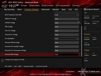 ASUS ROG MAXIMUS IX EXTREME 8. UEFI BIOS - Extreme Tweaker 17