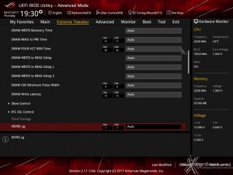 ASUS ROG MAXIMUS IX EXTREME 8. UEFI BIOS - Extreme Tweaker 20