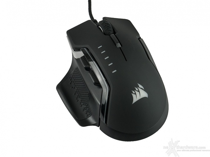 CORSAIR GLAIVE RGB 2. Visto da vicino 1