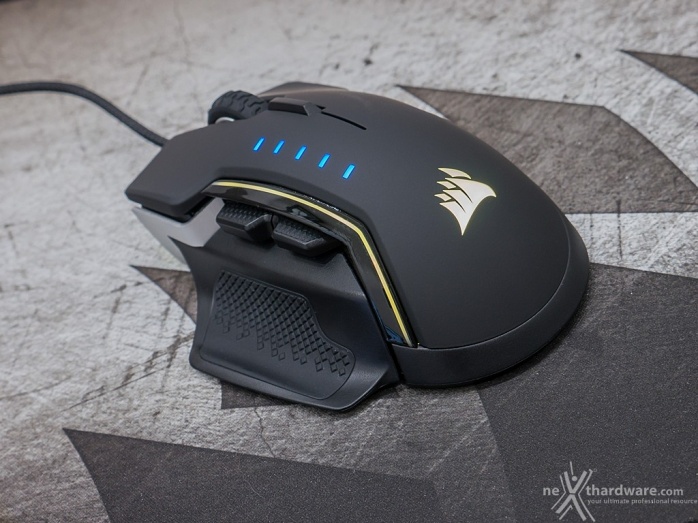 CORSAIR GLAIVE RGB 2. Visto da vicino 13