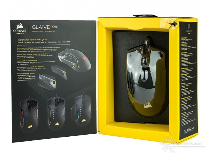 CORSAIR GLAIVE RGB 1. Unboxing 3