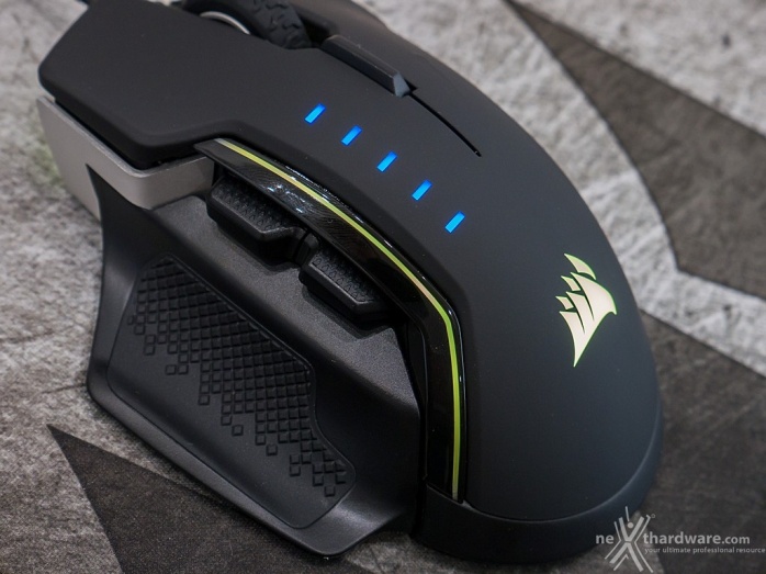 CORSAIR GLAIVE RGB 2. Visto da vicino 17