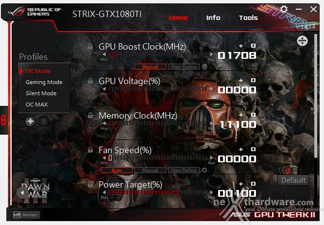 ASUS ROG STRIX GeForce GTX 1080 Ti OC 17. Overclock 2