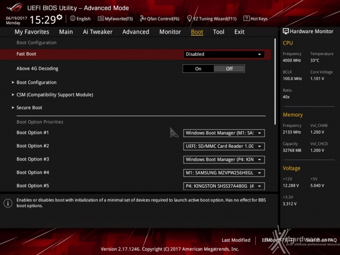 ASUS ROG STRIX X299-E GAMING 7. UEFI BIOS  -  Impostazioni generali 9