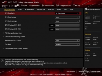ASUS ROG STRIX X299-E GAMING 7. UEFI BIOS  -  Impostazioni generali 3