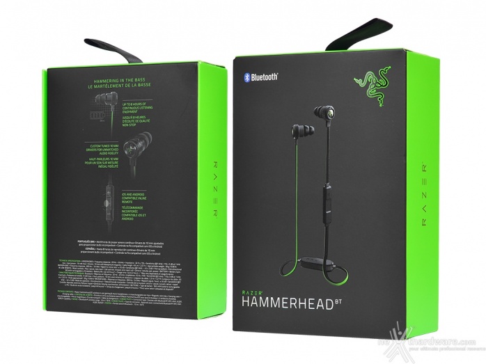 Razer HAMMERHEAD BT 1. Packaging & Bundle 1