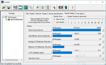 Kingston KC1000 480GB 10. IOMeter Random 4kB 5