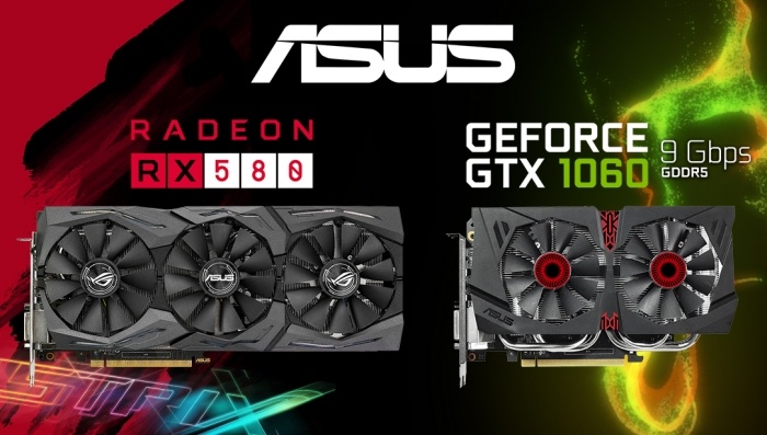 ASUS ROG STRIX RX 580 Vs GTX 1060 9Gbps 1