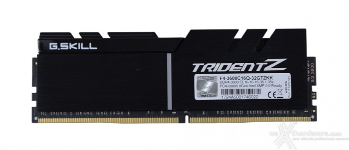 G.SKILL Trident Z 3600MHz 32GB Black 2. Presentazione delle memorie 3