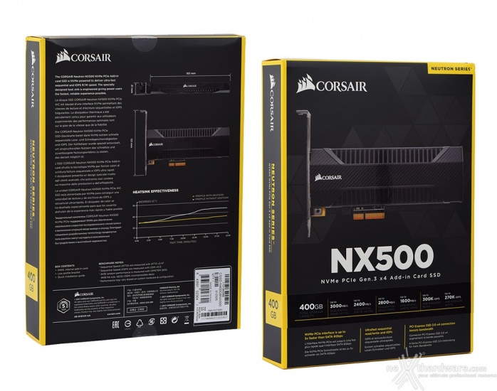 CORSAIR Neutron NX500 400GB 1. Visto da vicino 1
