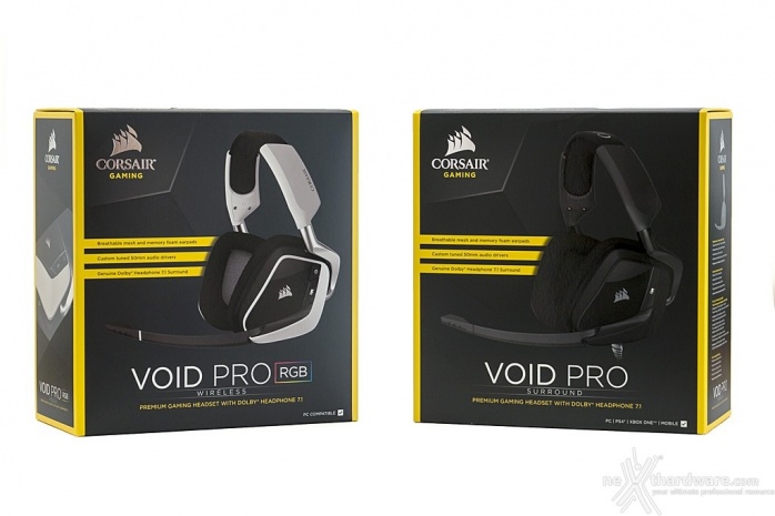 CORSAIR VOID PRO Surround & Wireless 1. Unboxing 1