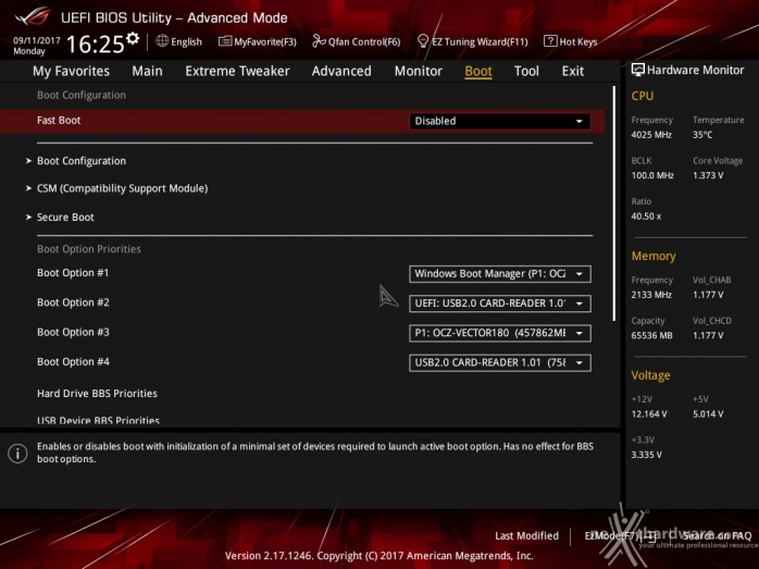 ASUS ROG ZENITH EXTREME 7. UEFI BIOS  -  Impostazioni generali 11