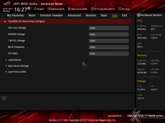 ASUS ROG ZENITH EXTREME 7. UEFI BIOS  -  Impostazioni generali 17