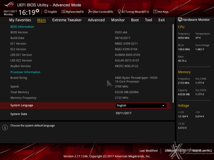 ASUS ROG ZENITH EXTREME 7. UEFI BIOS  -  Impostazioni generali 2