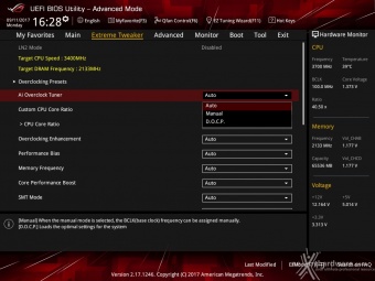 ASUS ROG ZENITH EXTREME 8. UEFI BIOS - Extreme Tweaker 1