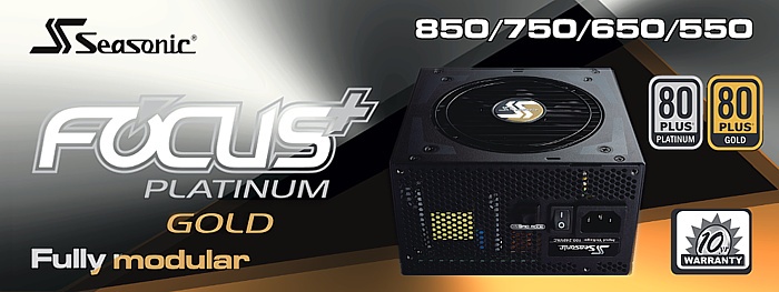 Seasonic FOCUS Plus 850W Platinum & 750W Gold 1