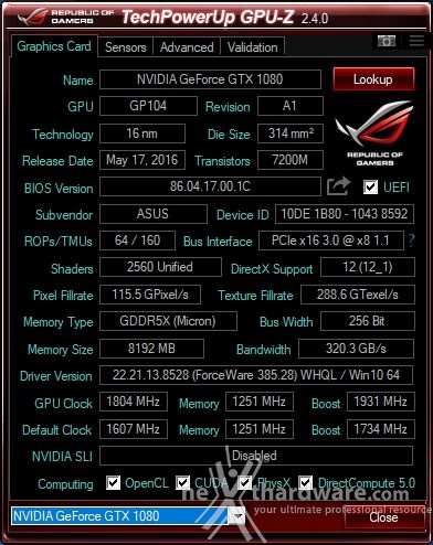 ASUS ROG CROSSHAIR VI EXTREME 8. Metodologia di prova 7