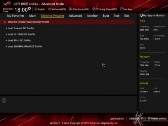 ASUS ROG CROSSHAIR VI EXTREME 7. UEFI BIOS - Extreme Tweaker 2