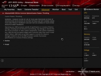 ASUS ROG CROSSHAIR VI EXTREME 6. UEFI BIOS  -  Impostazioni generali 9