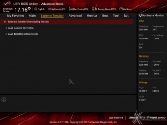 ASUS ROG RAMPAGE VI APEX 8. UEFI BIOS - Extreme Tweaker 2