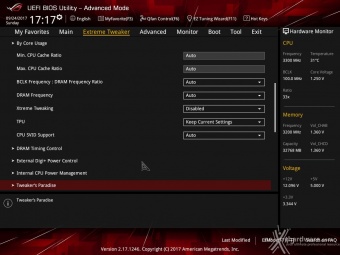 ASUS ROG RAMPAGE VI APEX 8. UEFI BIOS - Extreme Tweaker 5