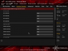 ASUS ROG RAMPAGE VI APEX 8. UEFI BIOS - Extreme Tweaker 22