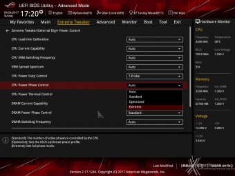 ASUS ROG RAMPAGE VI APEX 8. UEFI BIOS - Extreme Tweaker 12