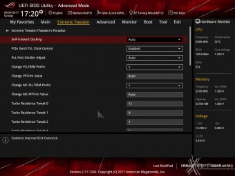 ASUS ROG RAMPAGE VI APEX 8. UEFI BIOS - Extreme Tweaker 13