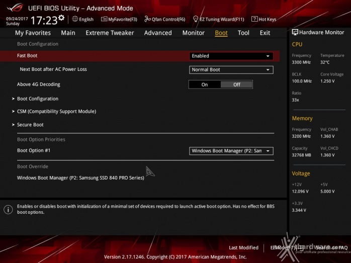 ASUS ROG RAMPAGE VI APEX 7. UEFI BIOS  -  Impostazioni generali 11