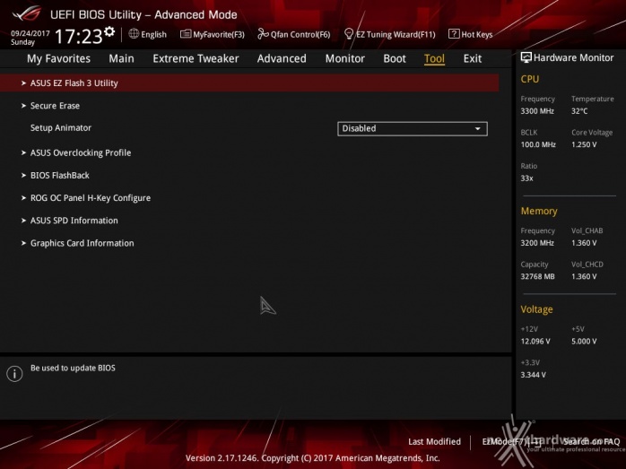 ASUS ROG RAMPAGE VI APEX 7. UEFI BIOS  -  Impostazioni generali 13