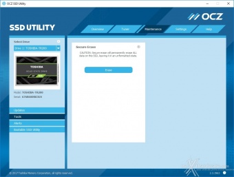 Toshiba TR200 480GB 3. Firmware - TRIM - SSD Utility 9
