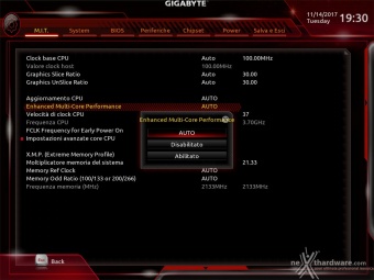 GIGABYTE Z370 AORUS Gaming 7 8. UEFI BIOS - M.I.T. 4