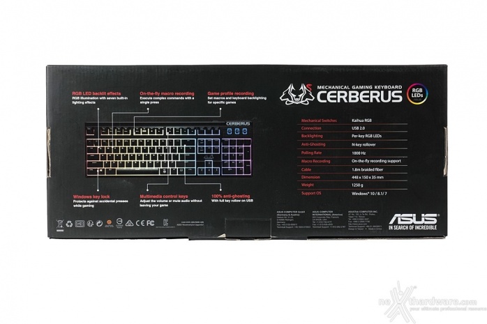 ASUS Cerberus Mech RGB 1. Unboxing 2
