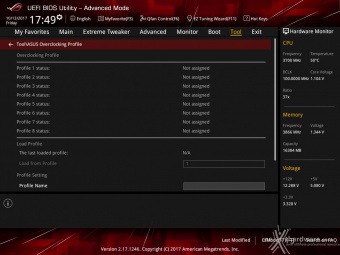 ASUS ROG MAXIMUS X APEX 7. UEFI BIOS  -  Impostazioni generali 15