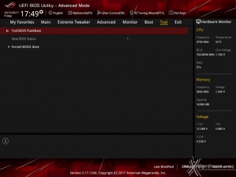 ASUS ROG MAXIMUS X APEX 7. UEFI BIOS  -  Impostazioni generali 16