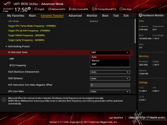 ASUS ROG MAXIMUS X APEX 8. UEFI BIOS - Extreme Tweaker 4
